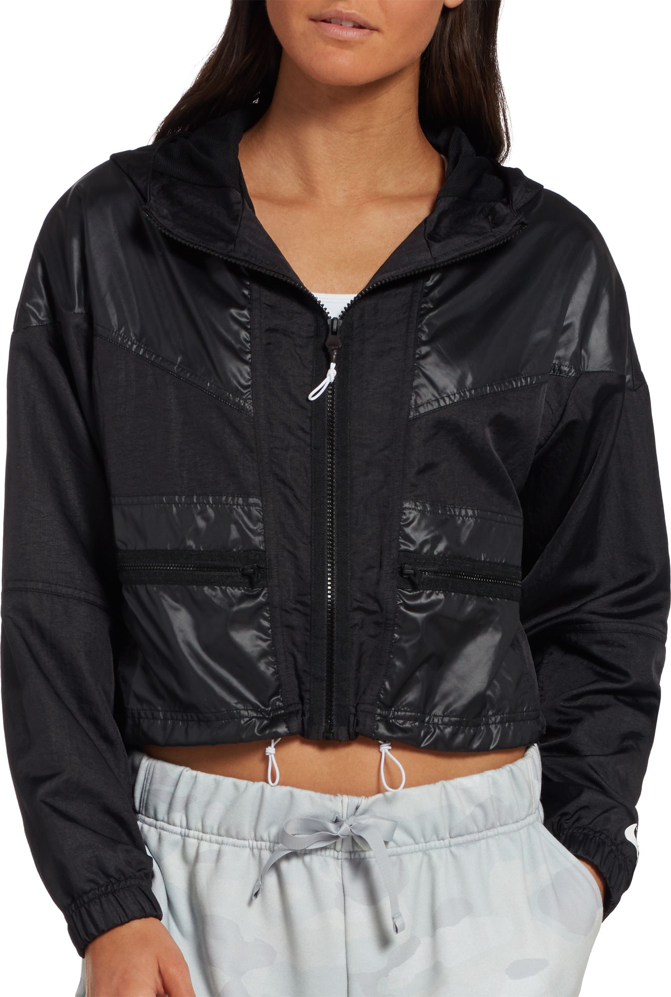 nike women's sportswear graphic windrunner jacket