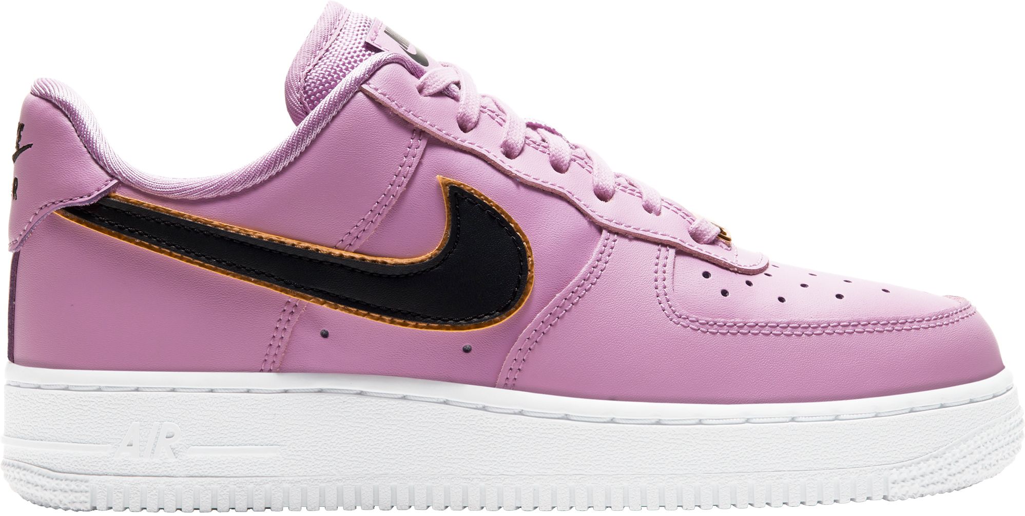 nike air force 1 womens black and pink