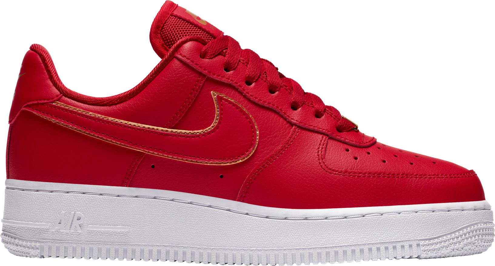 womens red nike air force 1