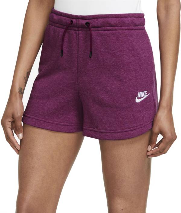 Women's nike swoosh french hotsell terry shorts