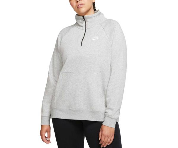Nike Women's Plus Size Sportswear Essential 1/4-Zip Fleece Top product image
