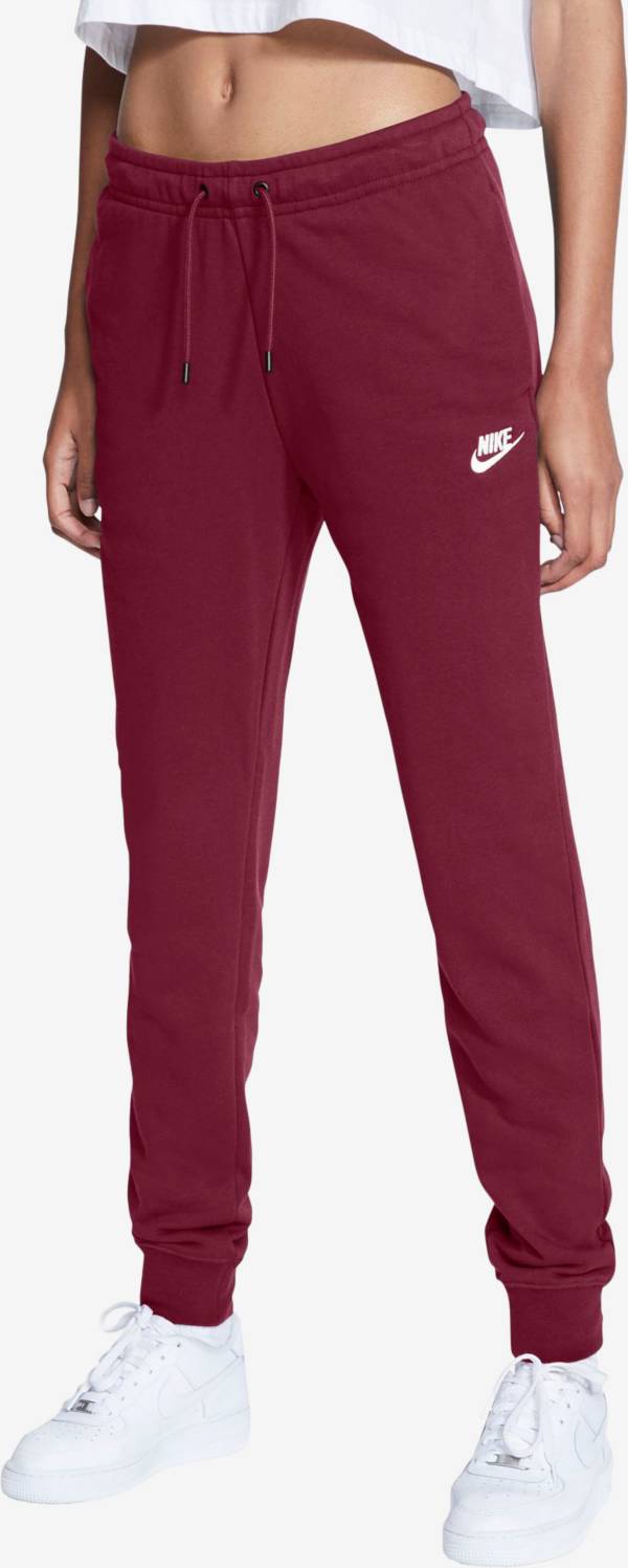 nike sportswear essential fleece brown sweatpants