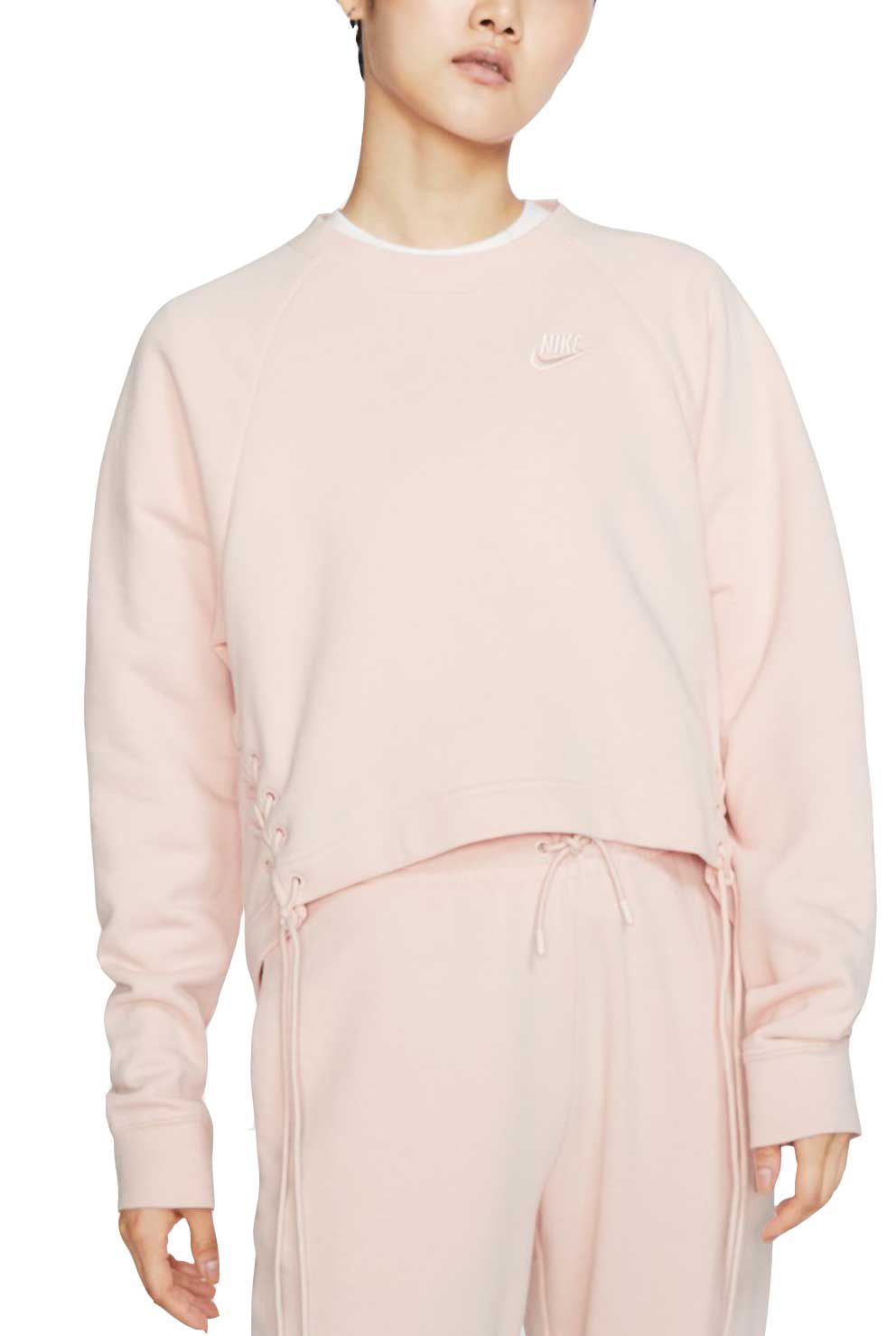 nike lace up sweatshirt