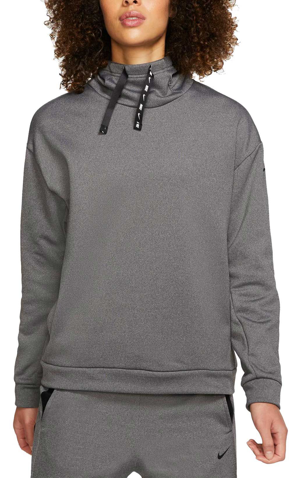 nike one women's therma fleece training hoodie