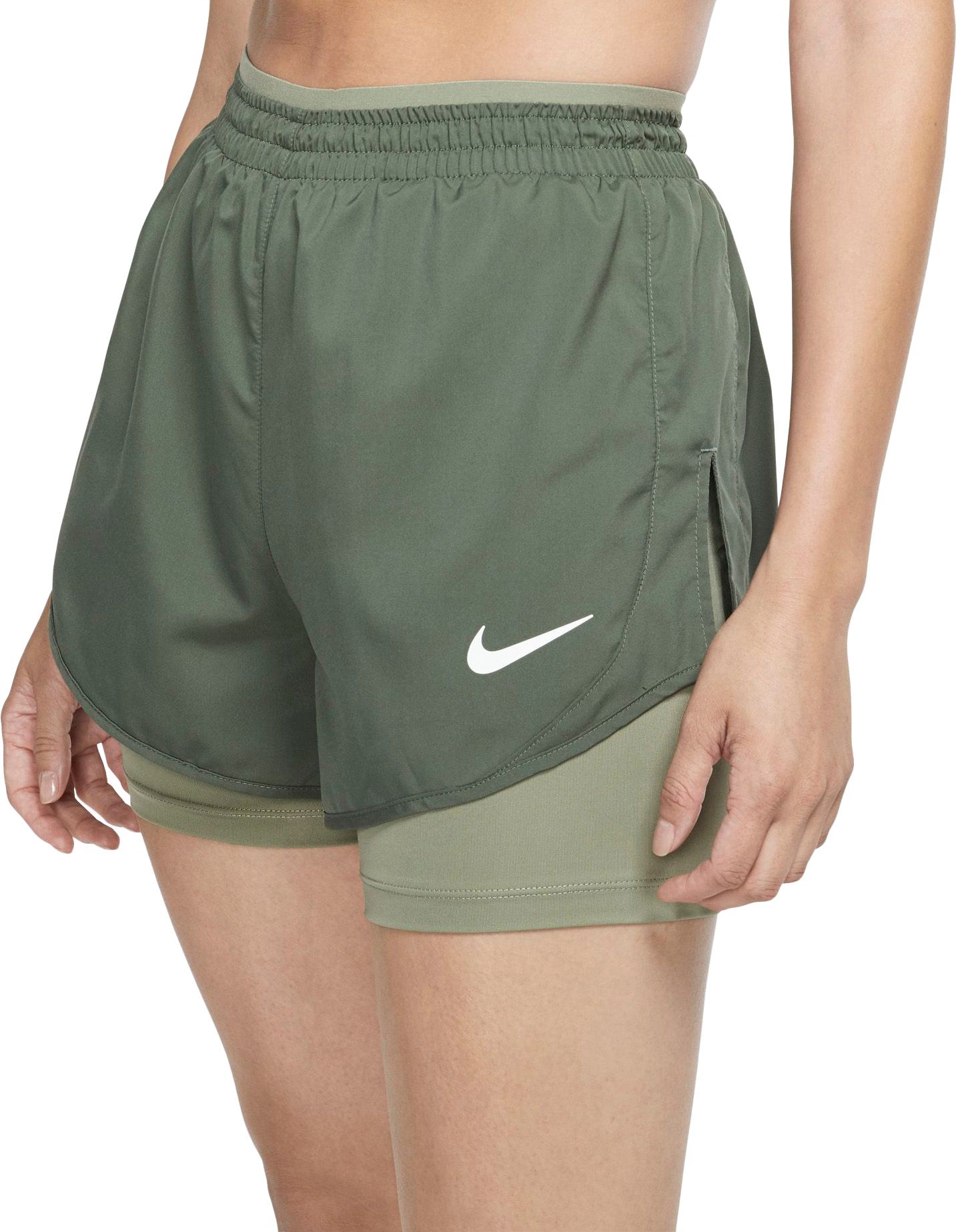 nike dry shorts 2 in 1 womens