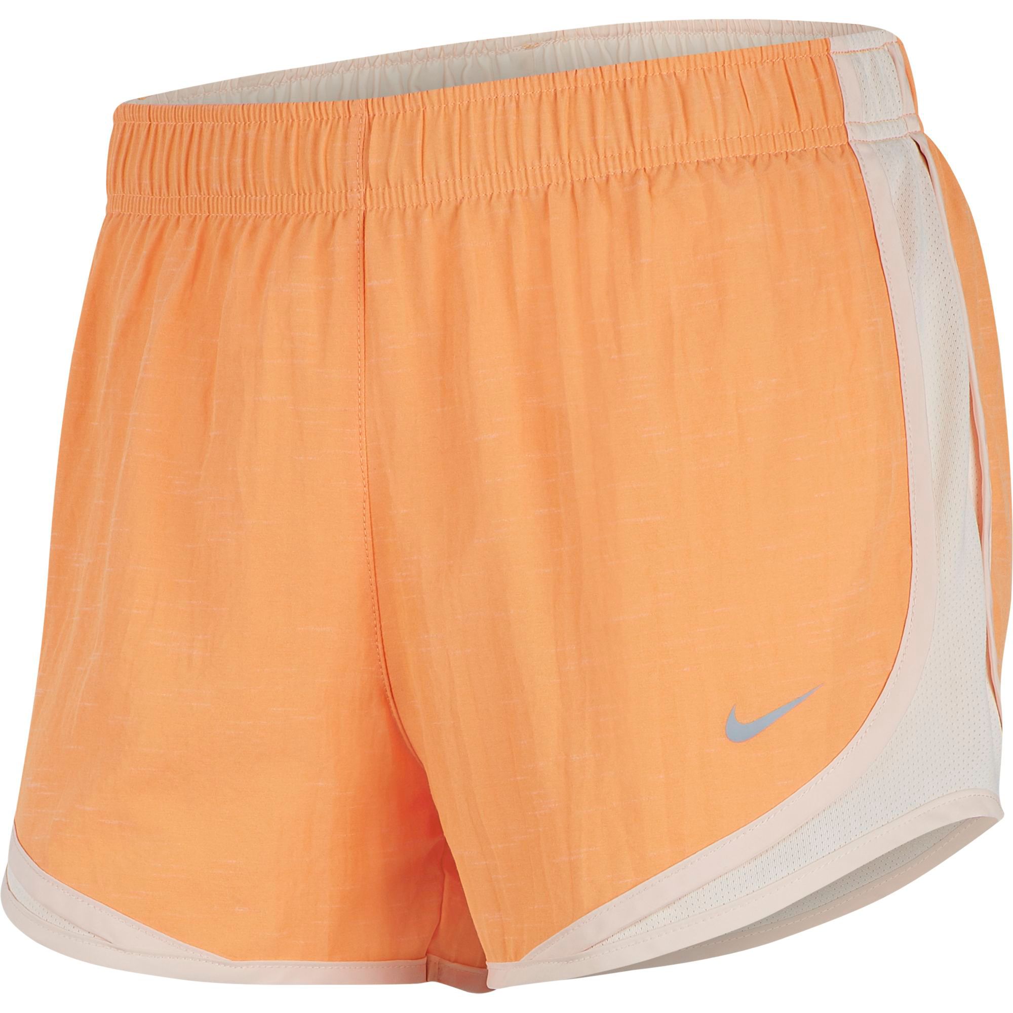orange nike tempo shorts