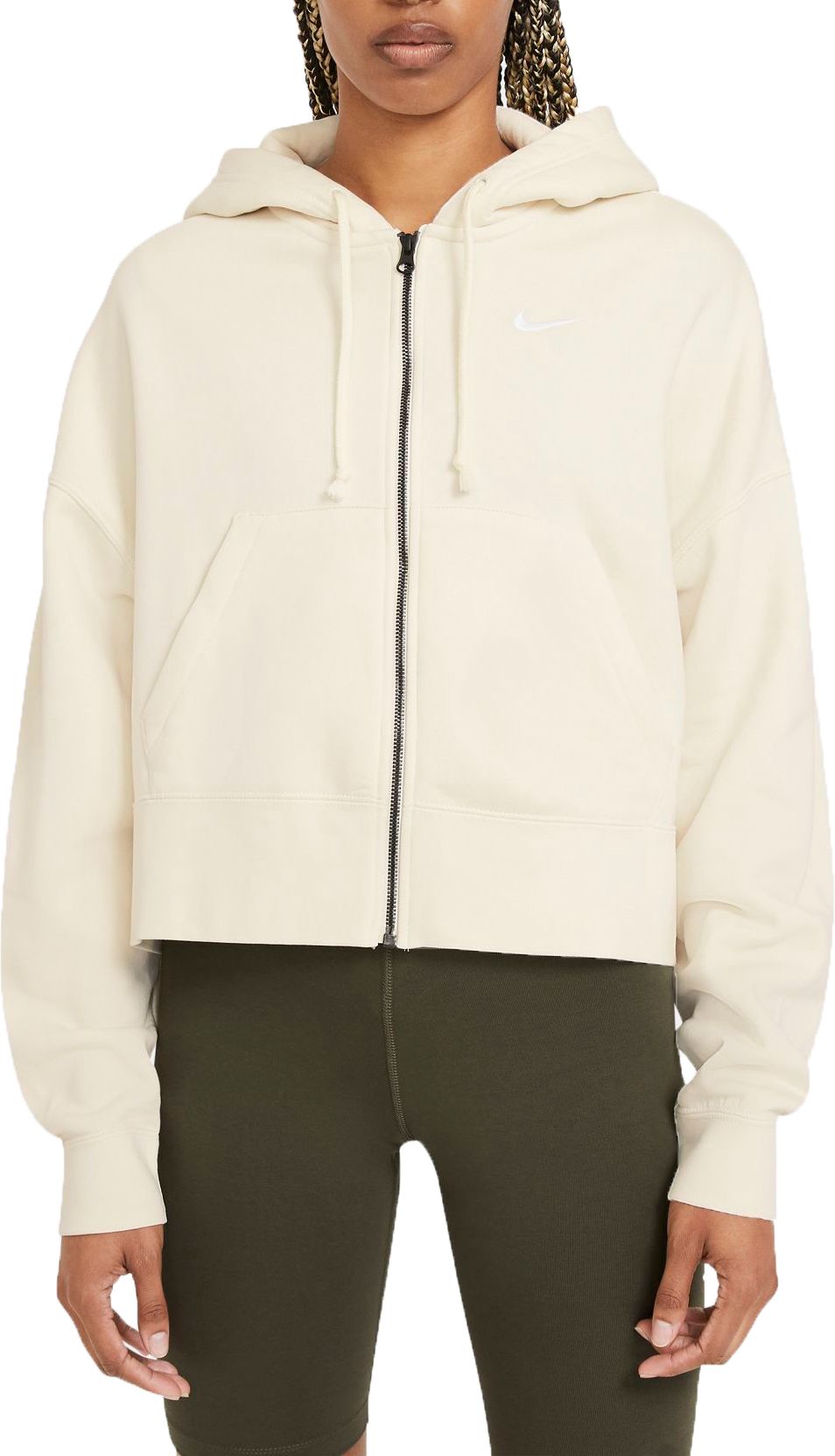 nike sportswear full zip fleece hoodie