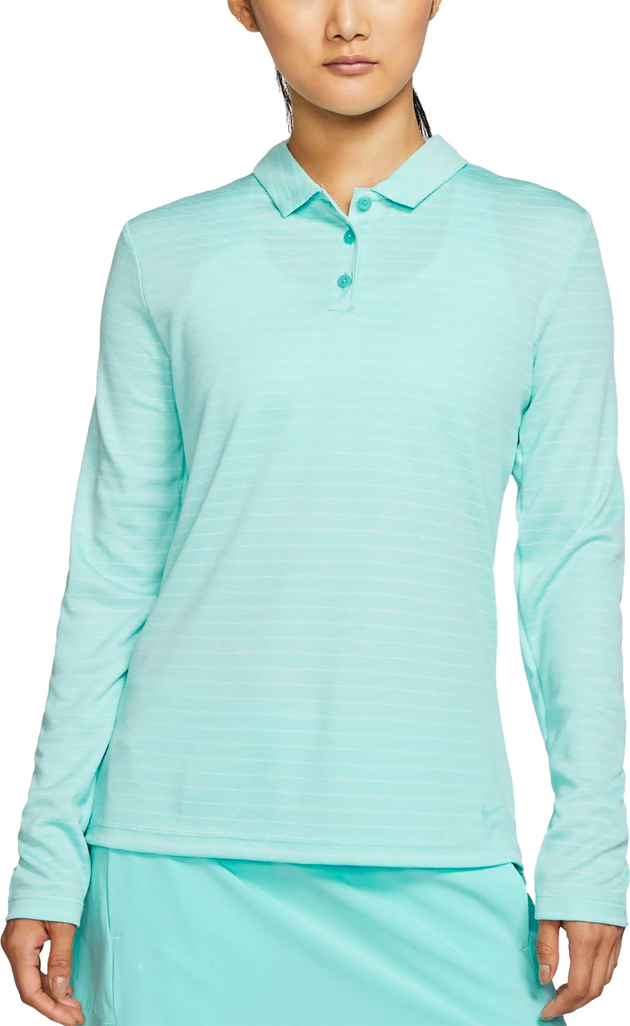 womens long sleeve golf polo