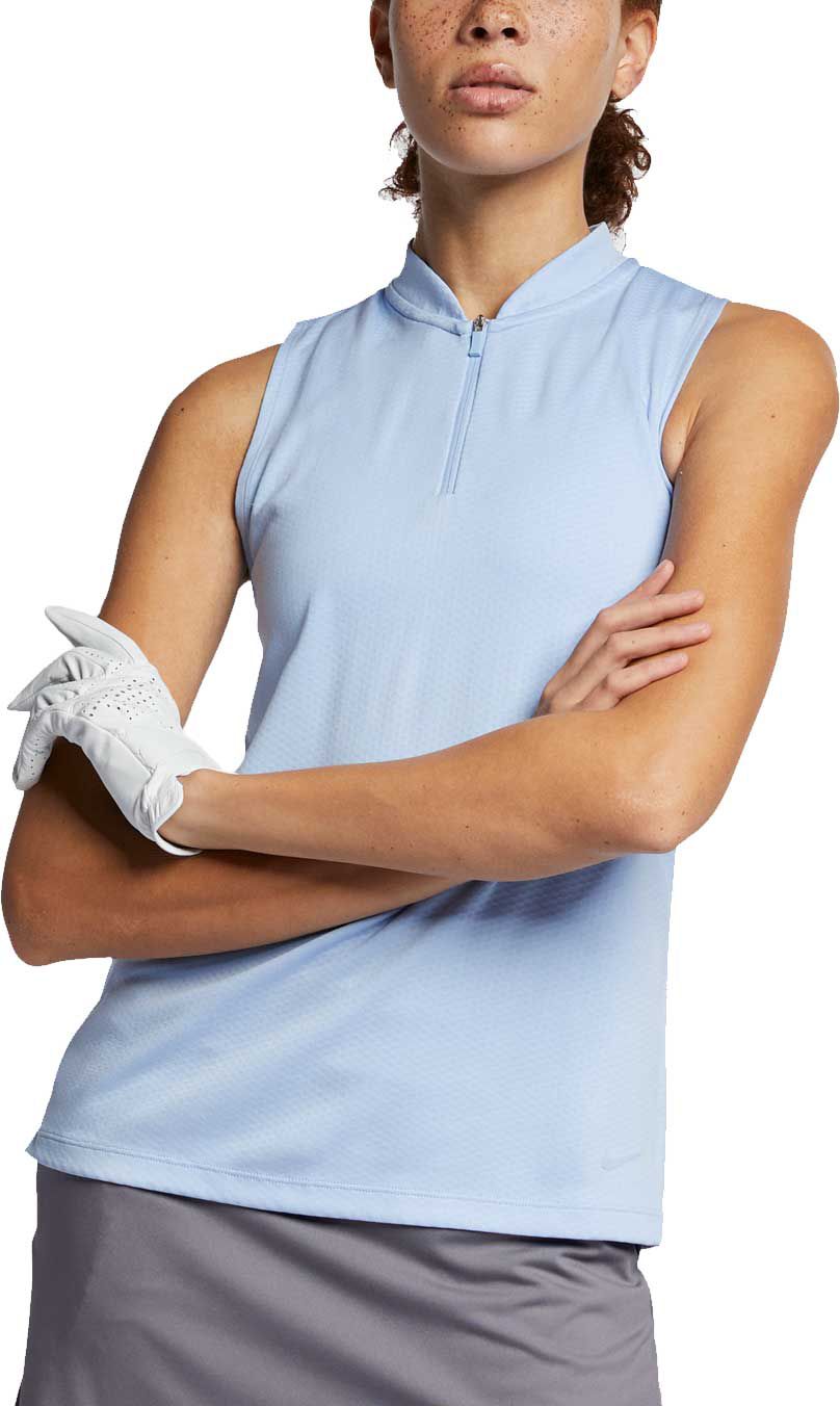 ladies sleeveless golf shirts