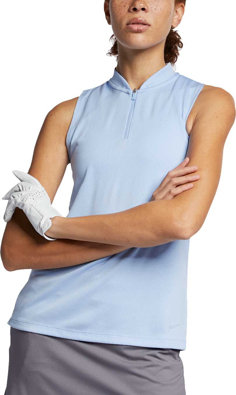 sleeveless golf shirt