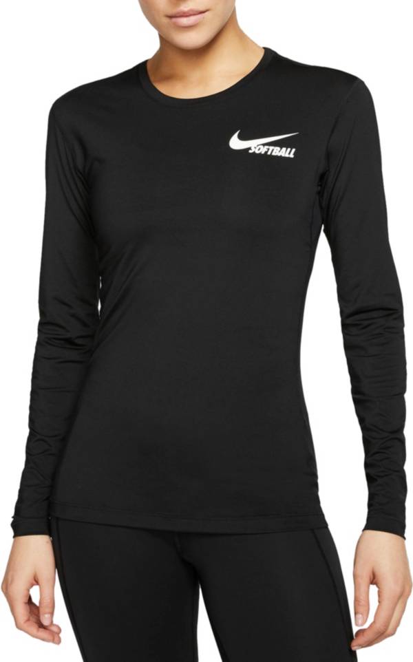 Tranen geloof natuurpark Nike Women's Dri-FIT Long-Sleeve Softball Top | Dick's Sporting Goods