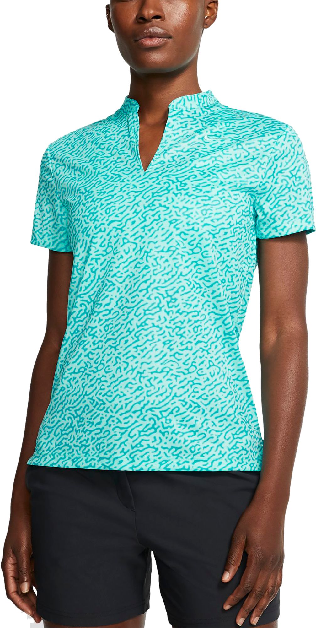 nike women's dri fit golf shirt