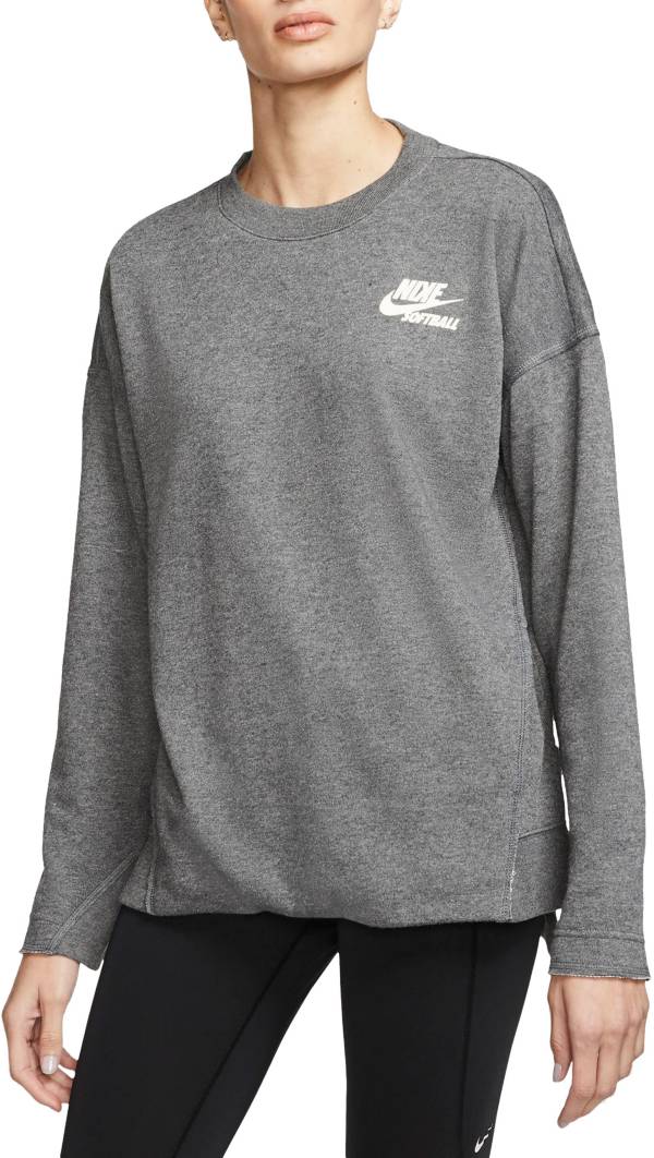 Nike Women S Long Sleeve Softball Crew Shirt Dick S Sporting Goods