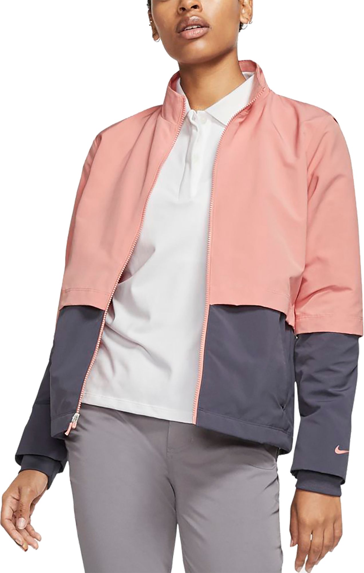 nike women's shield golf jacket