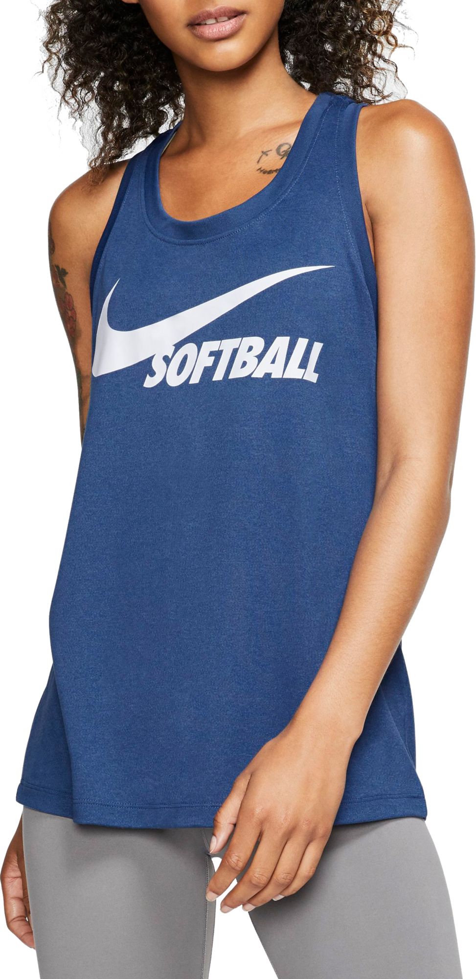 navy blue nike tank top