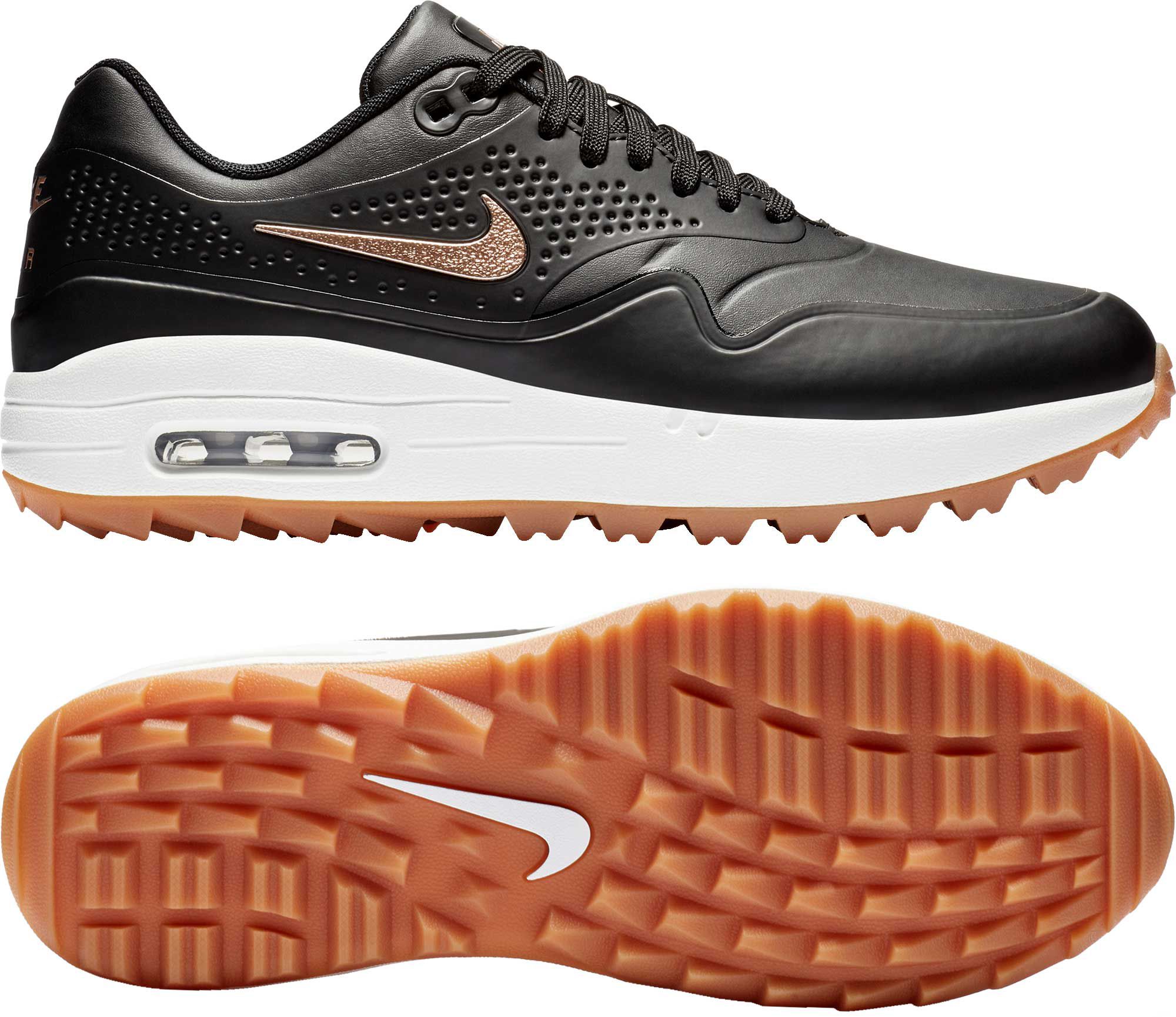 womens black nike golf shoes