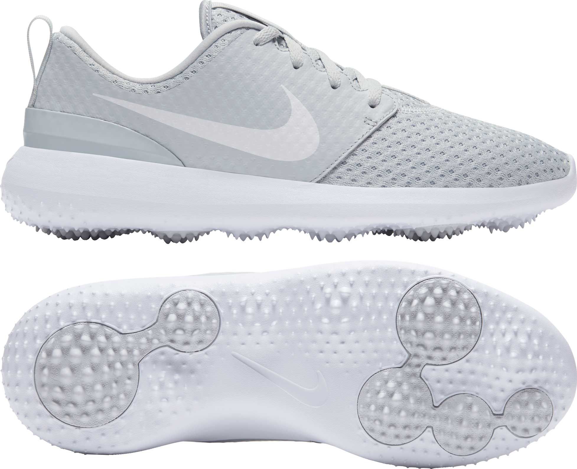 nike roshe golf shoes platinum