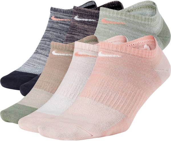 Nike Women s Everyday Lightweight No Show Multicolor Socks 6 Pack 