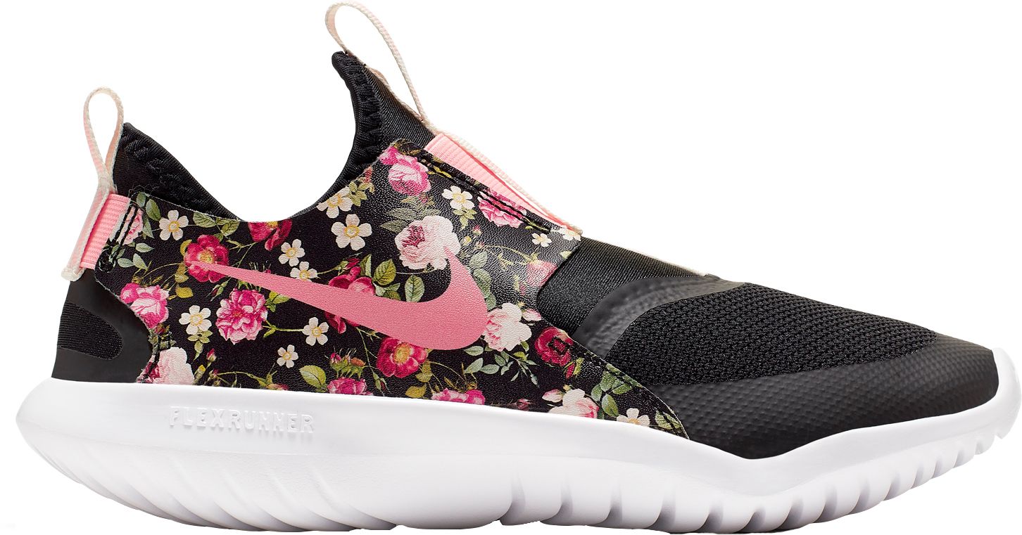 nike pink flower shoes