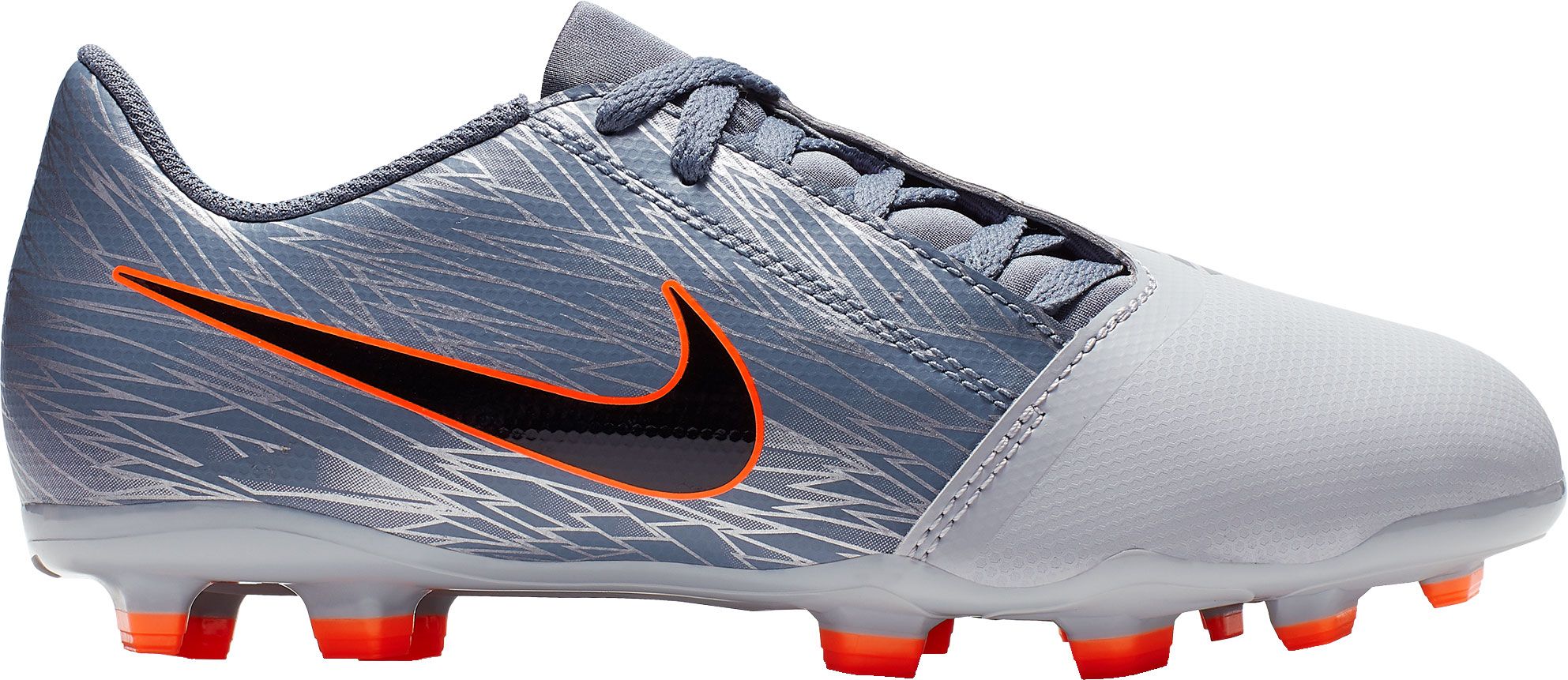 nike grey and orange cleats