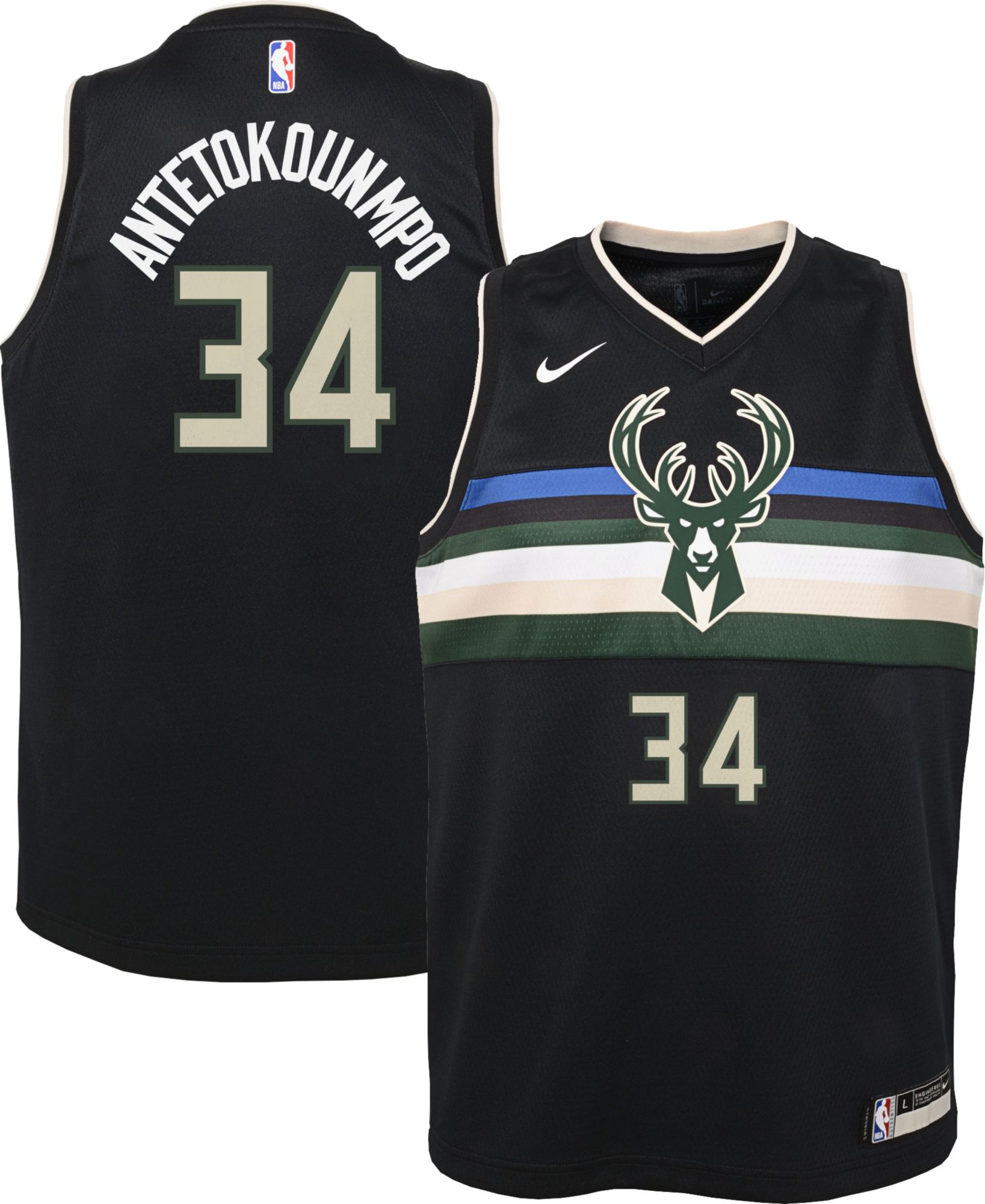 black giannis jersey