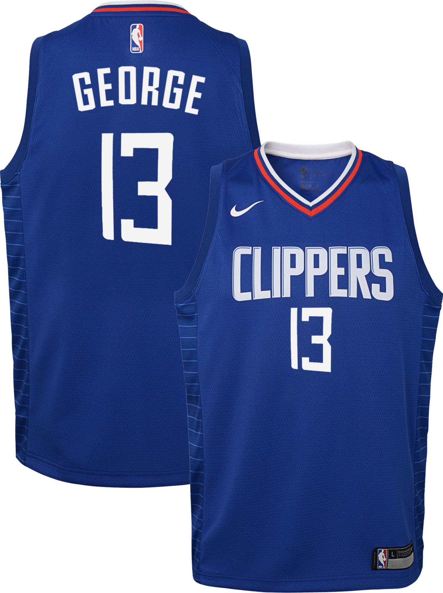 paul george in a clippers jersey