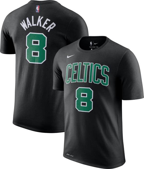 Nike Youth Boston Celtics Kemba Walker #8 Dri-FIT Statement Black T-Shirt