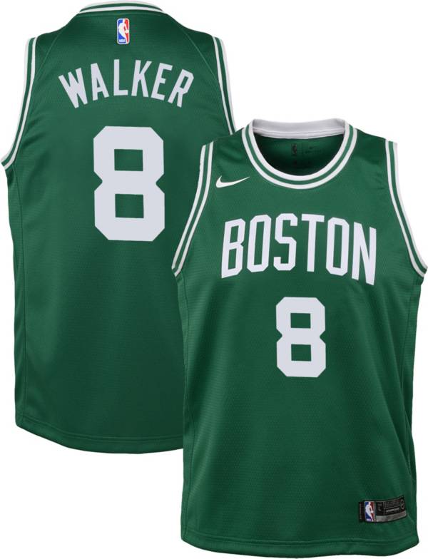 Nike Youth Boston Celtics Kemba Walker #8 Kelly Green Dri-FIT Swingman Jersey