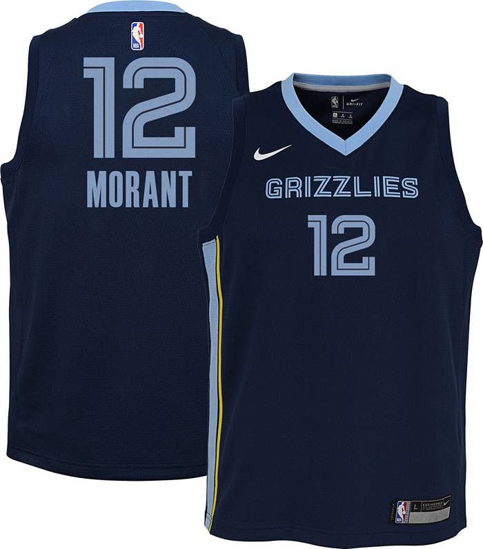 BHHT Jersey Set Ja Morant Kids Basketball Jersey, Grizzlies NO.12