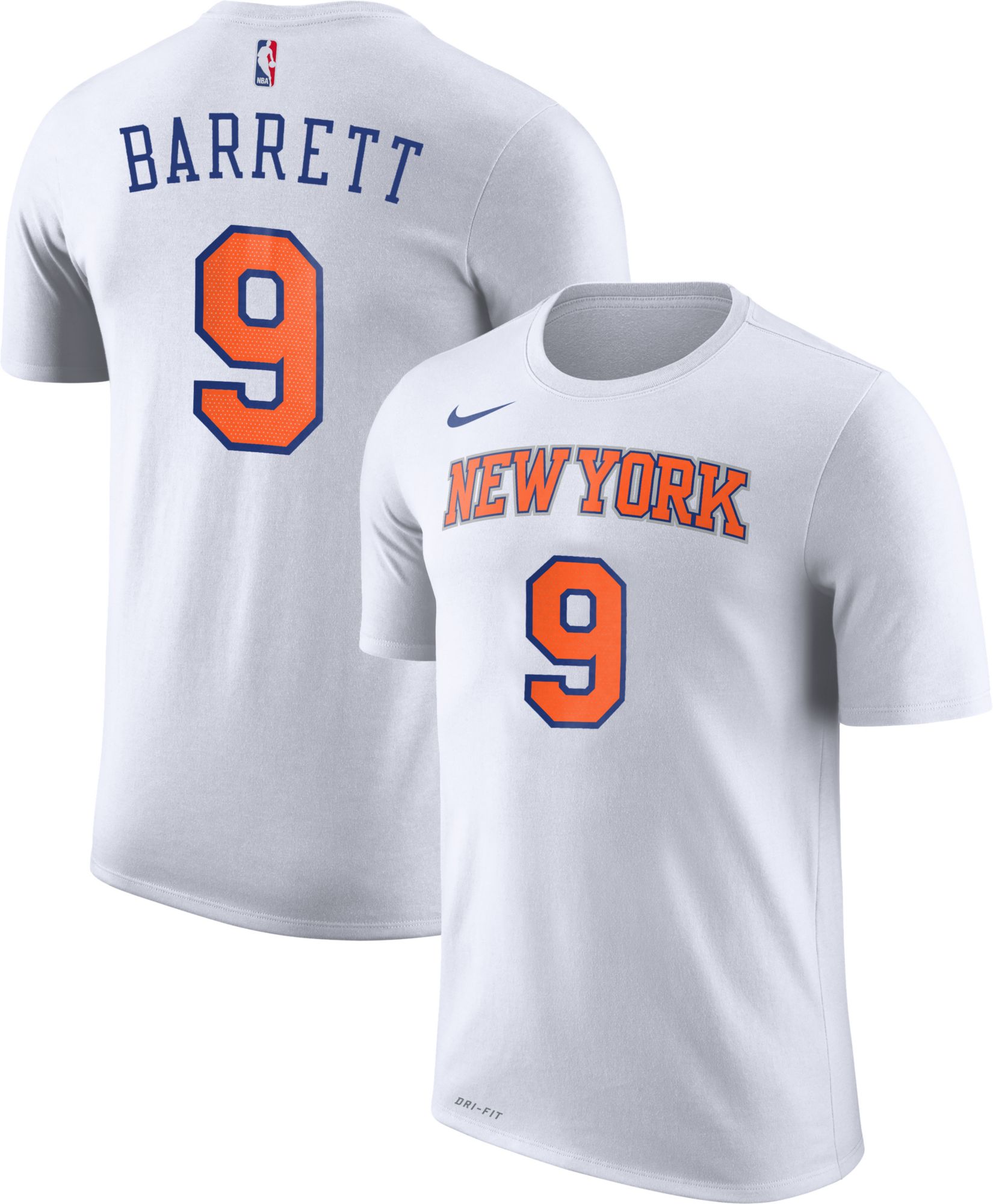 RJ Barrett #9 Dri-FIT White T-Shirt 