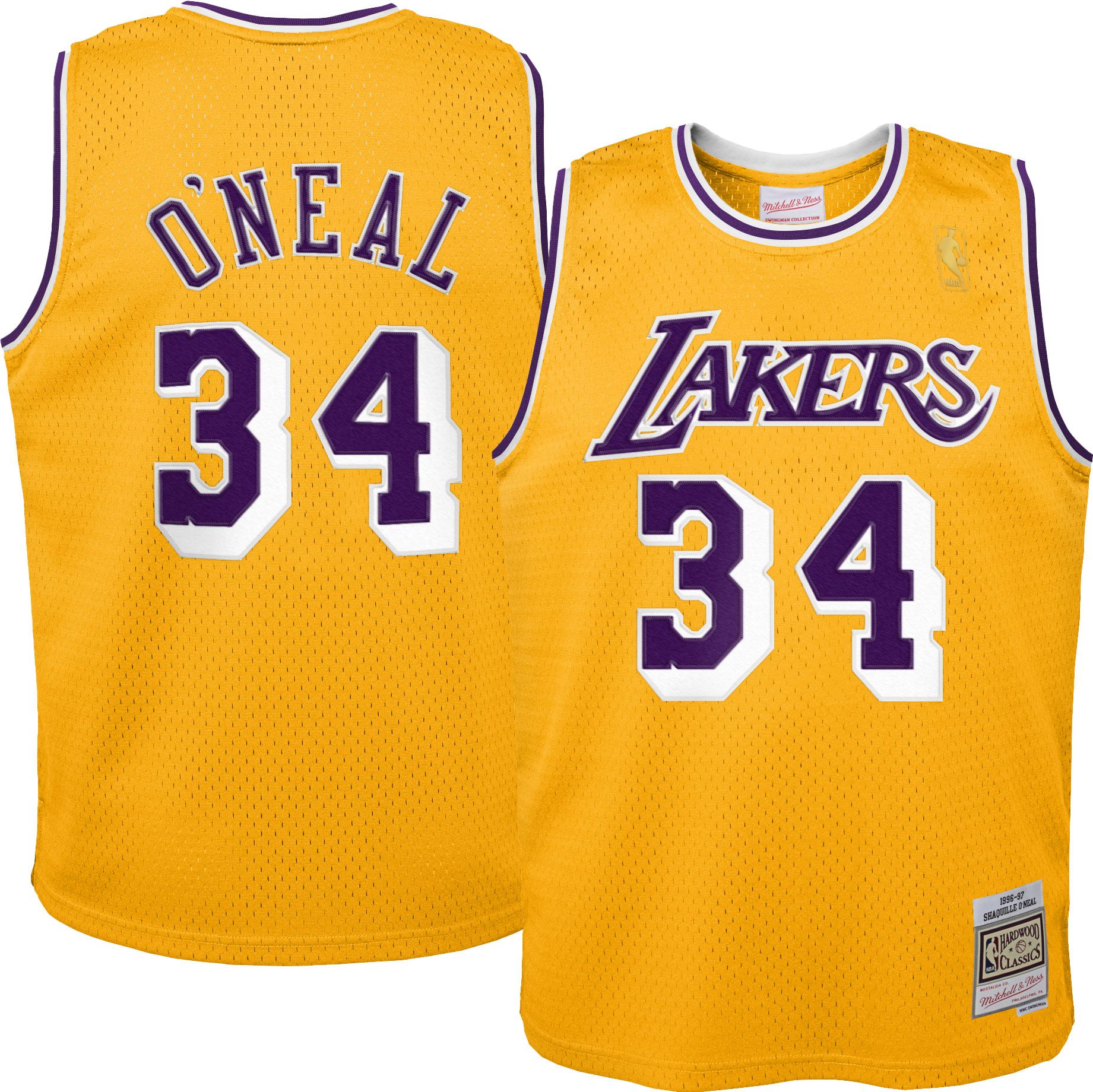 Nike Youth Los Angeles Lakers Shaquille O'Neal #34 Swingman Jersey product image