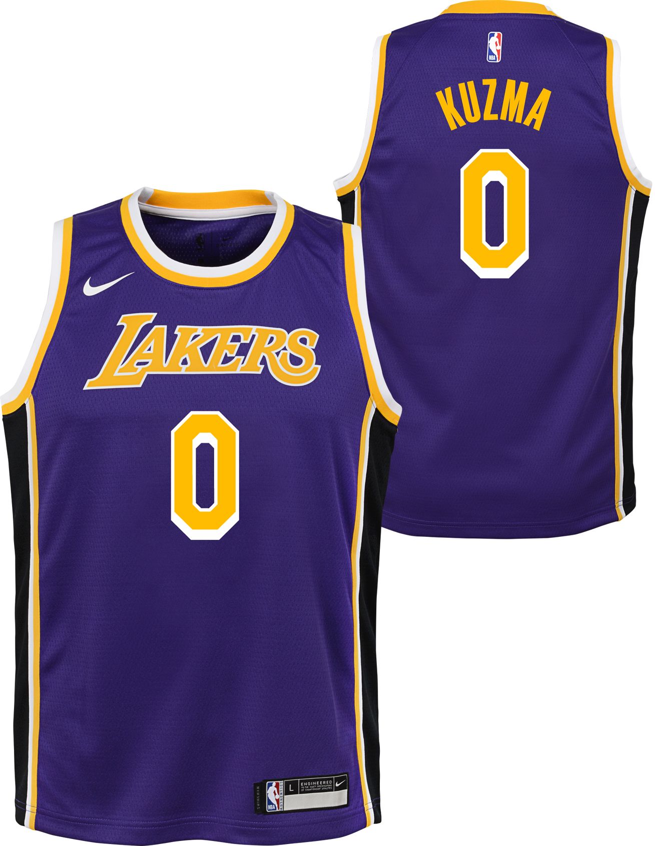 Los Angeles Lakers Kyle Kuzma #0 Purple 