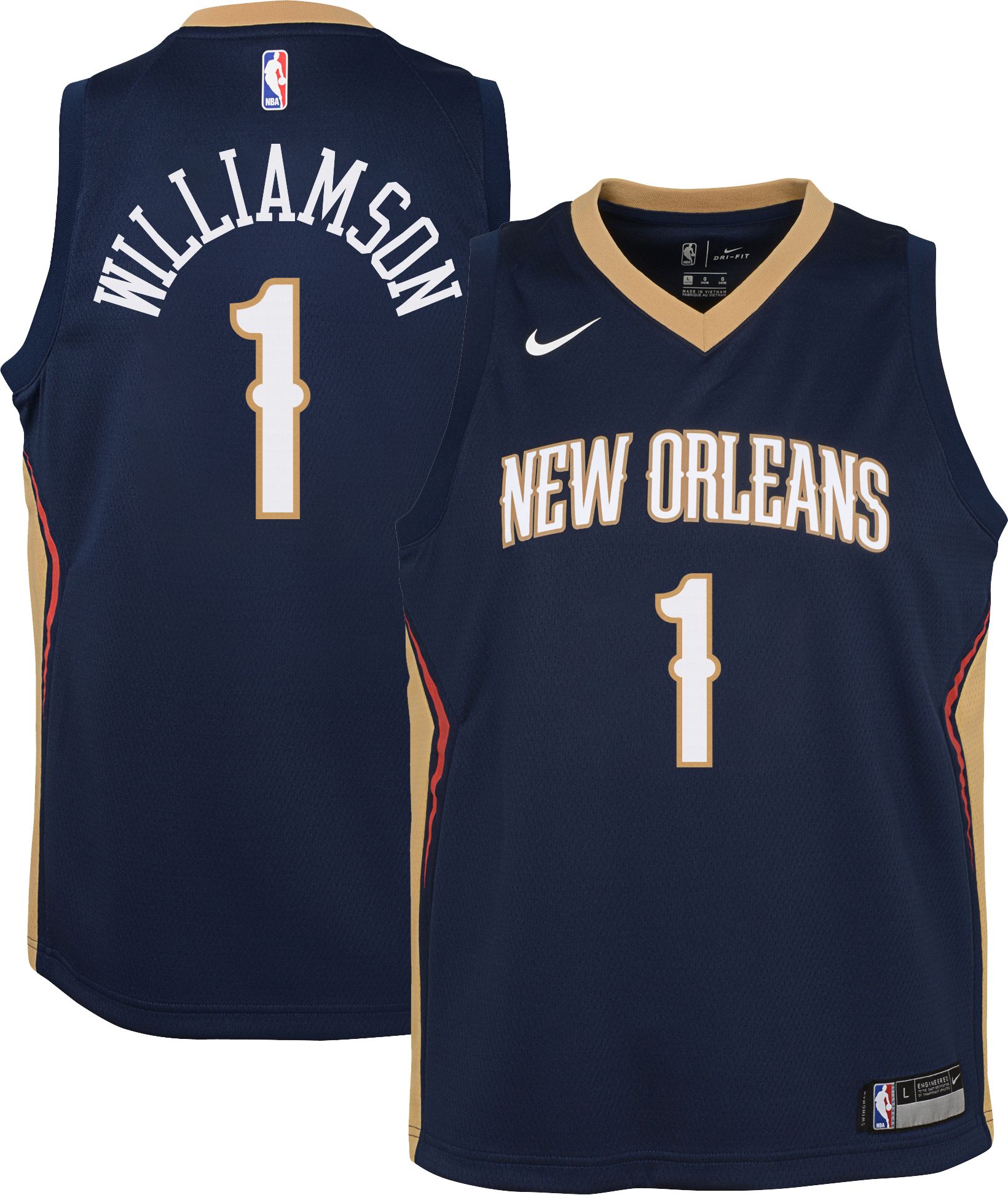 new orleans pelicans zion williamson jersey