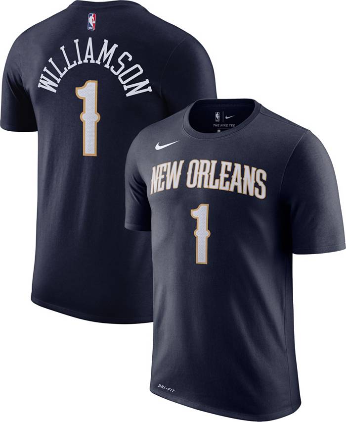 Men's New Orleans Pelicans Nike Gray Basketball Fan T-Shirt