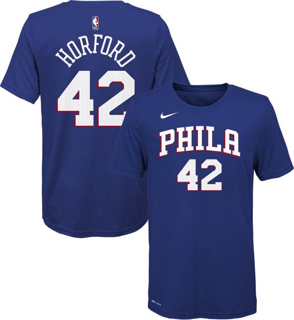 Nike Youth Philadelphia 76ers Al Horford #42 Dri-FIT Blue T-Shirt