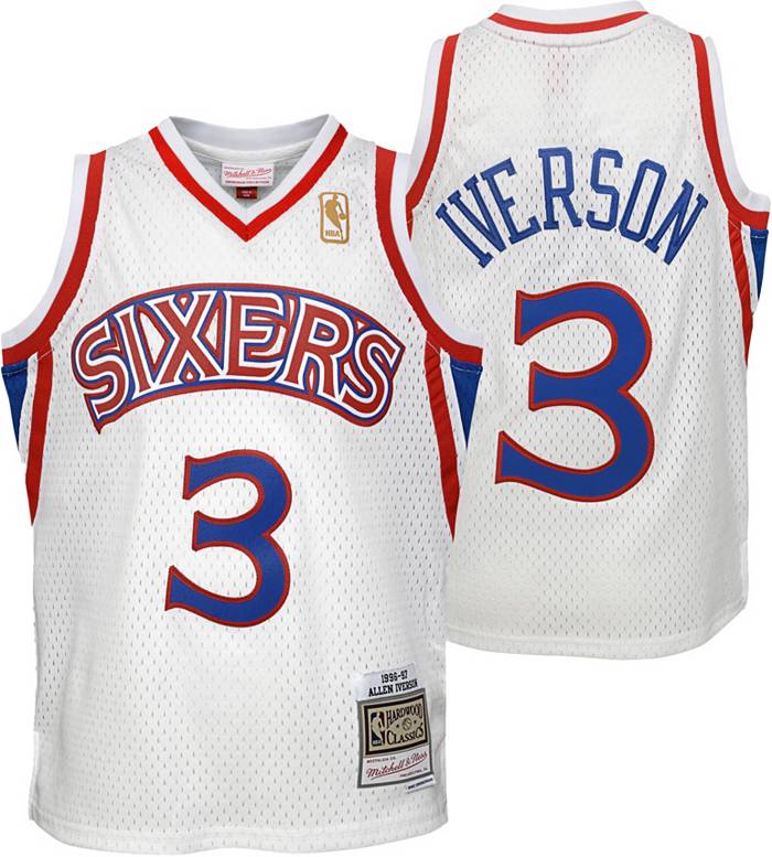 Vintage Basketball Jersey 76ers Philadelphia Allen Iverson #3 Gear Gift