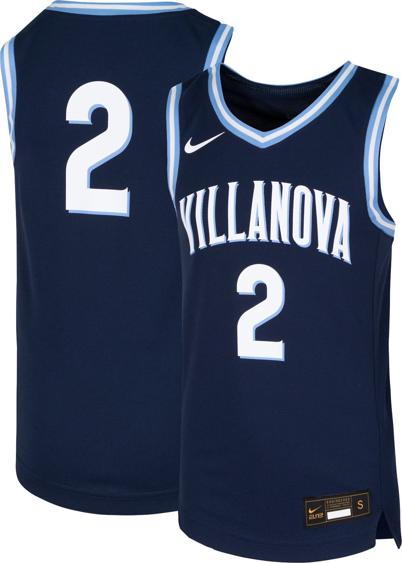 villanova basketball jersey authentic
