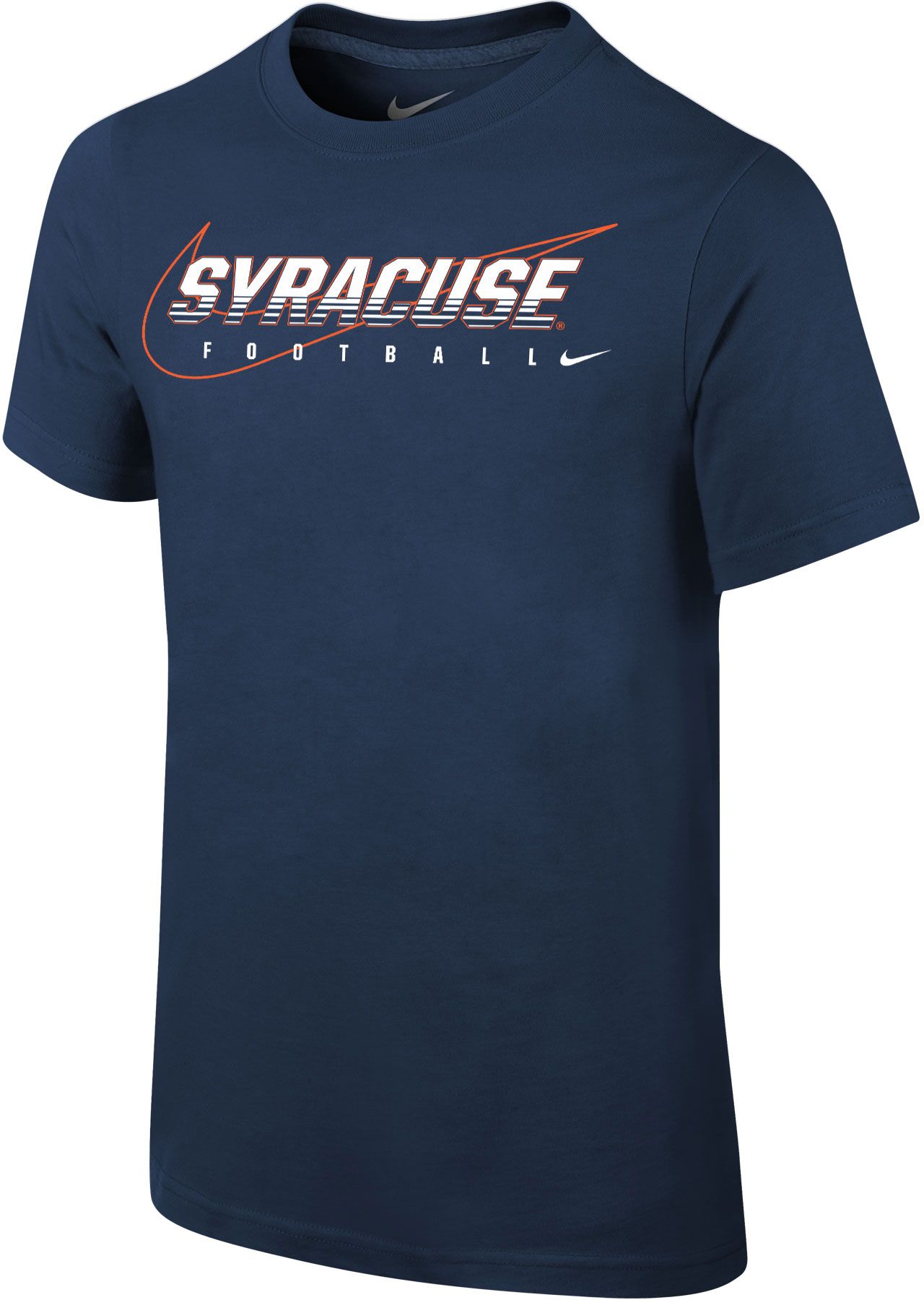 nike shirt blue and orange