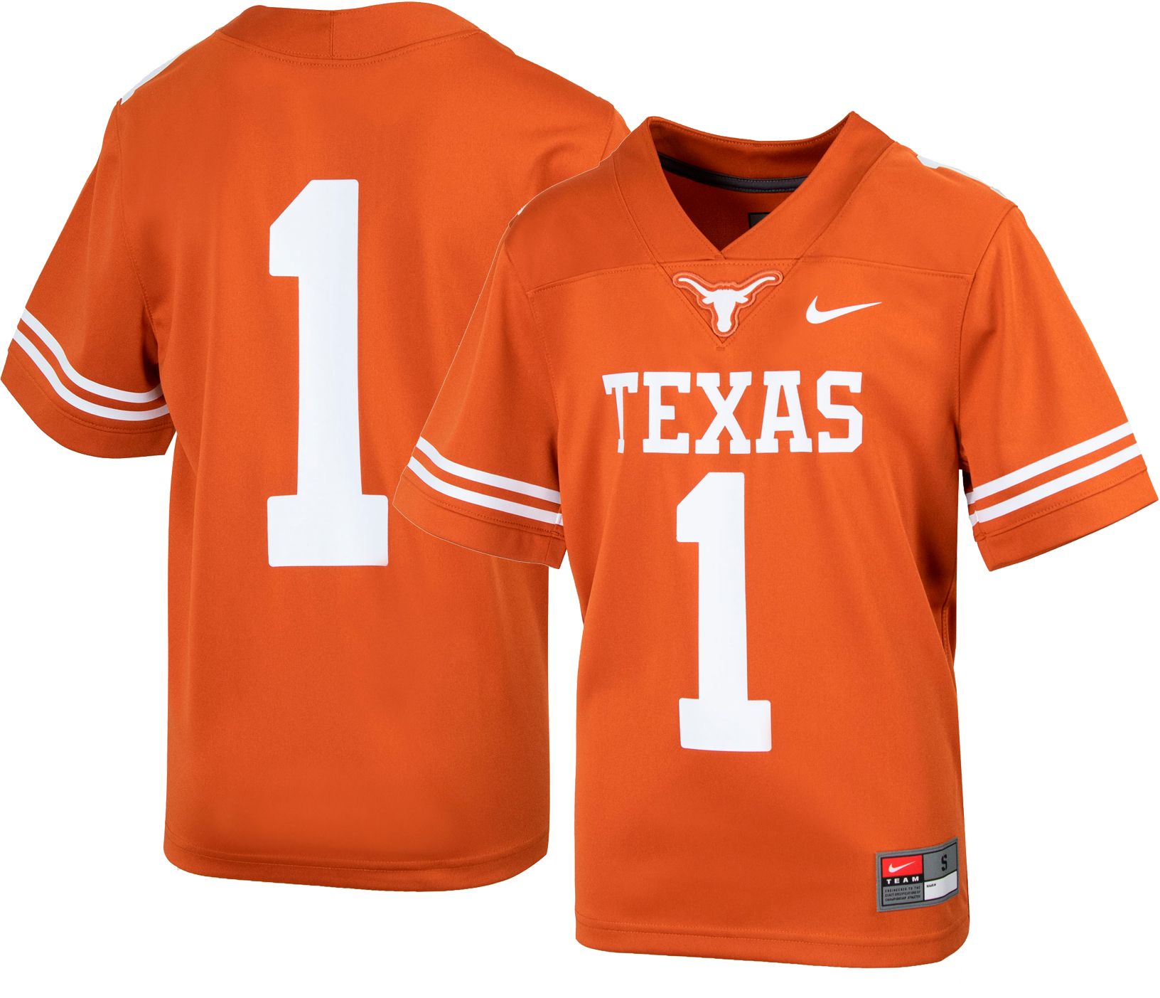 texas longhorns youth jersey