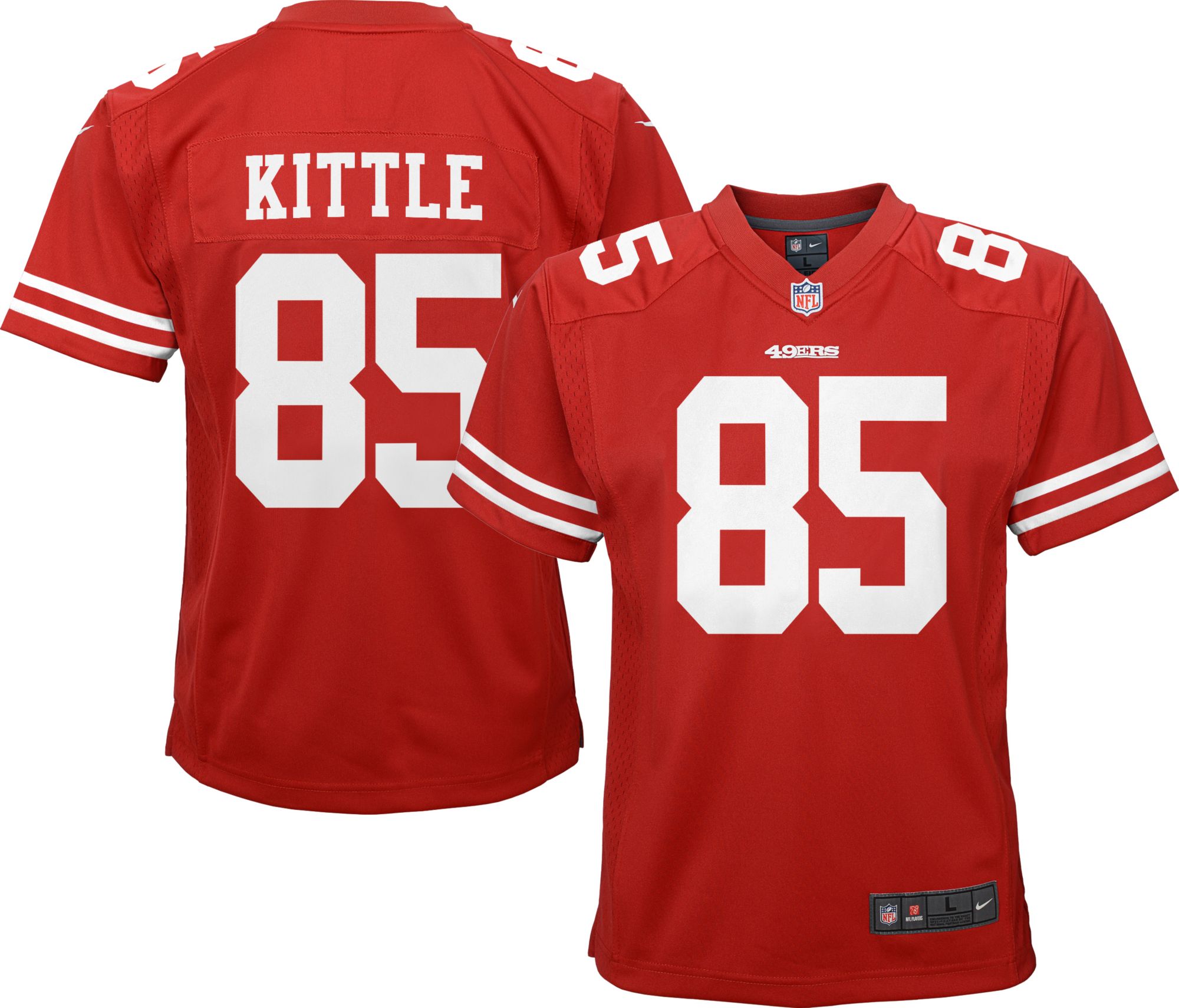 49ers youth jersey black