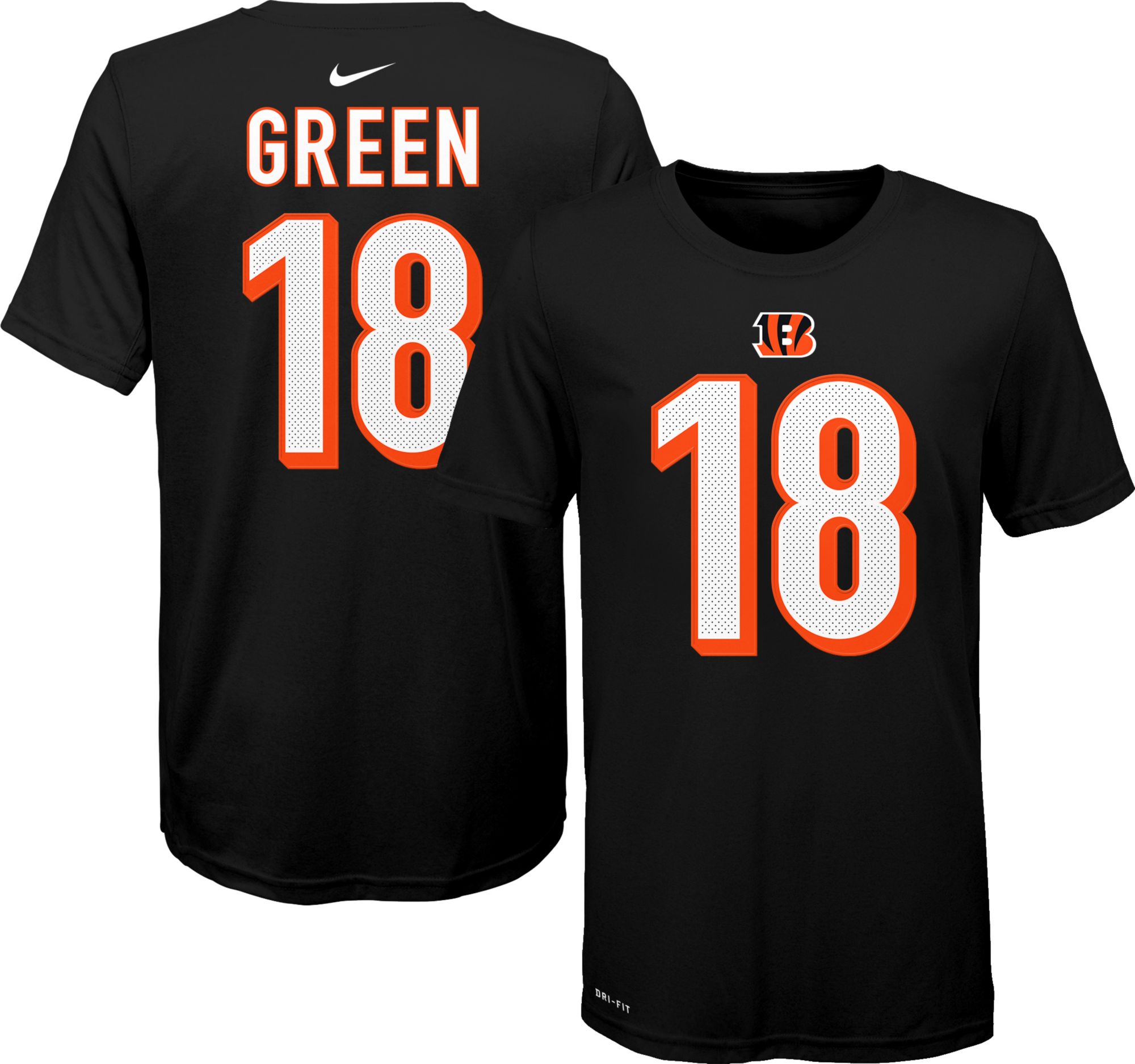 aj green color rush jersey youth