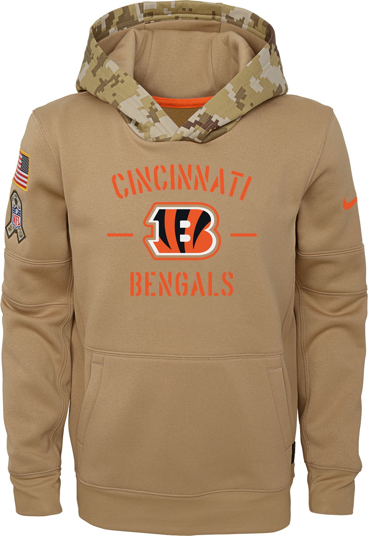 men's nike nfl salute to service therma po hoodie