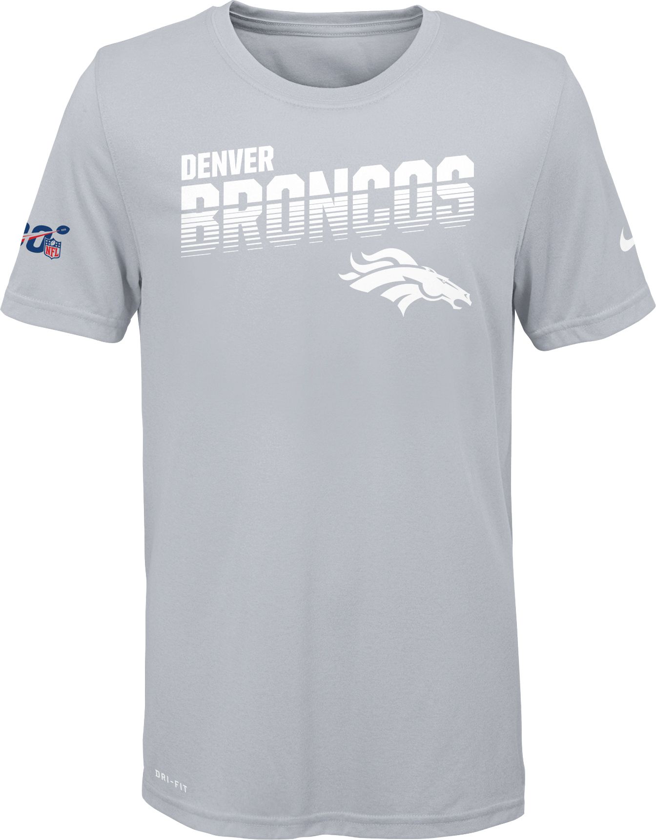 white denver broncos shirt