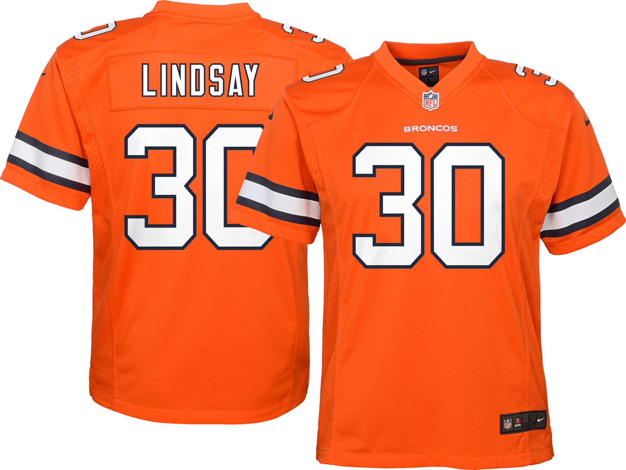 phillip lindsay jersey stitched