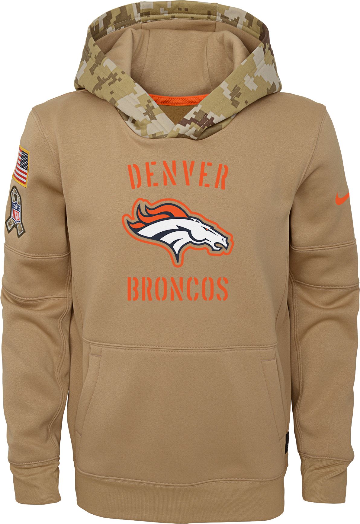 salute to service denver broncos hoodie