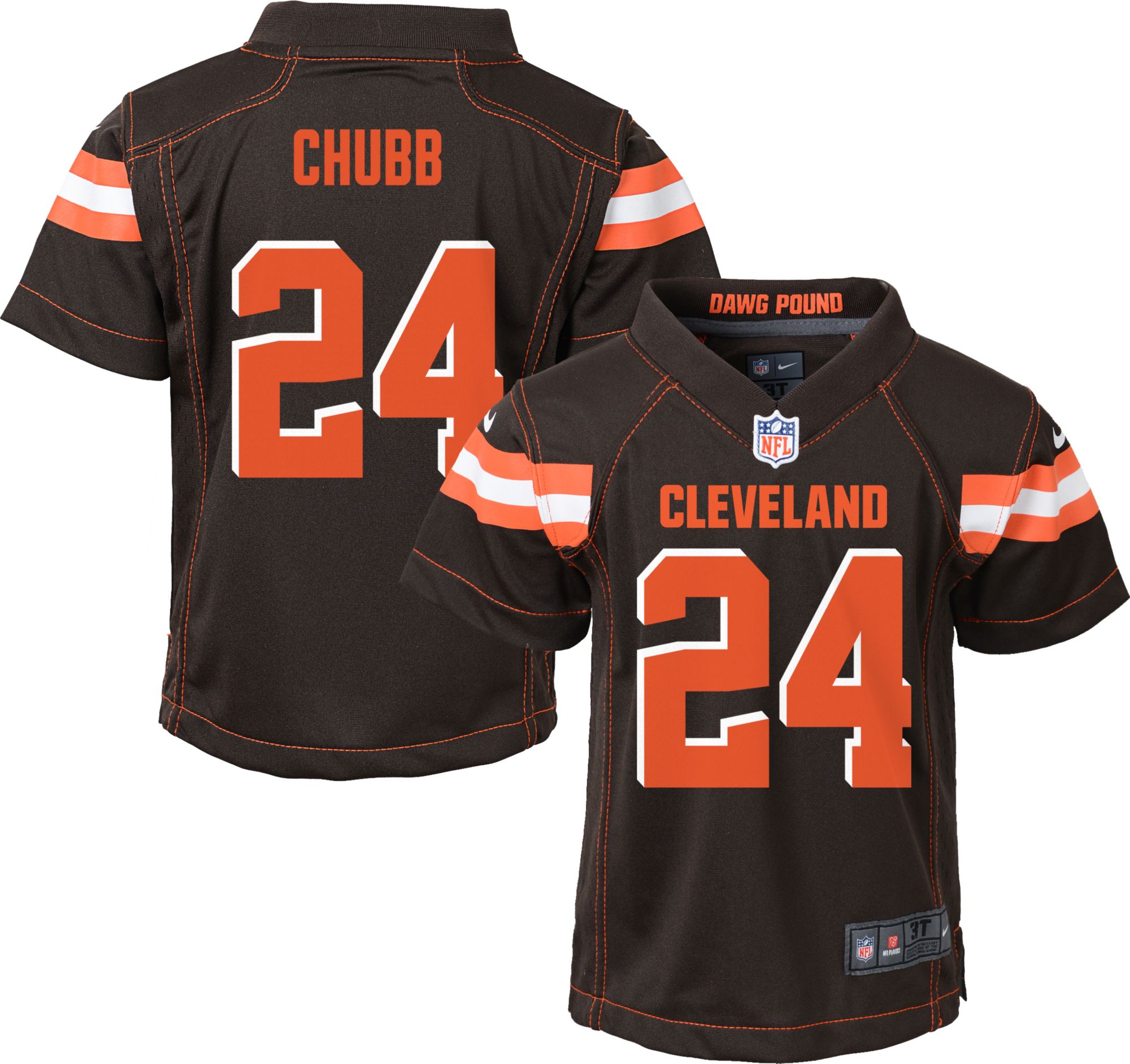 browns nick chubb jersey