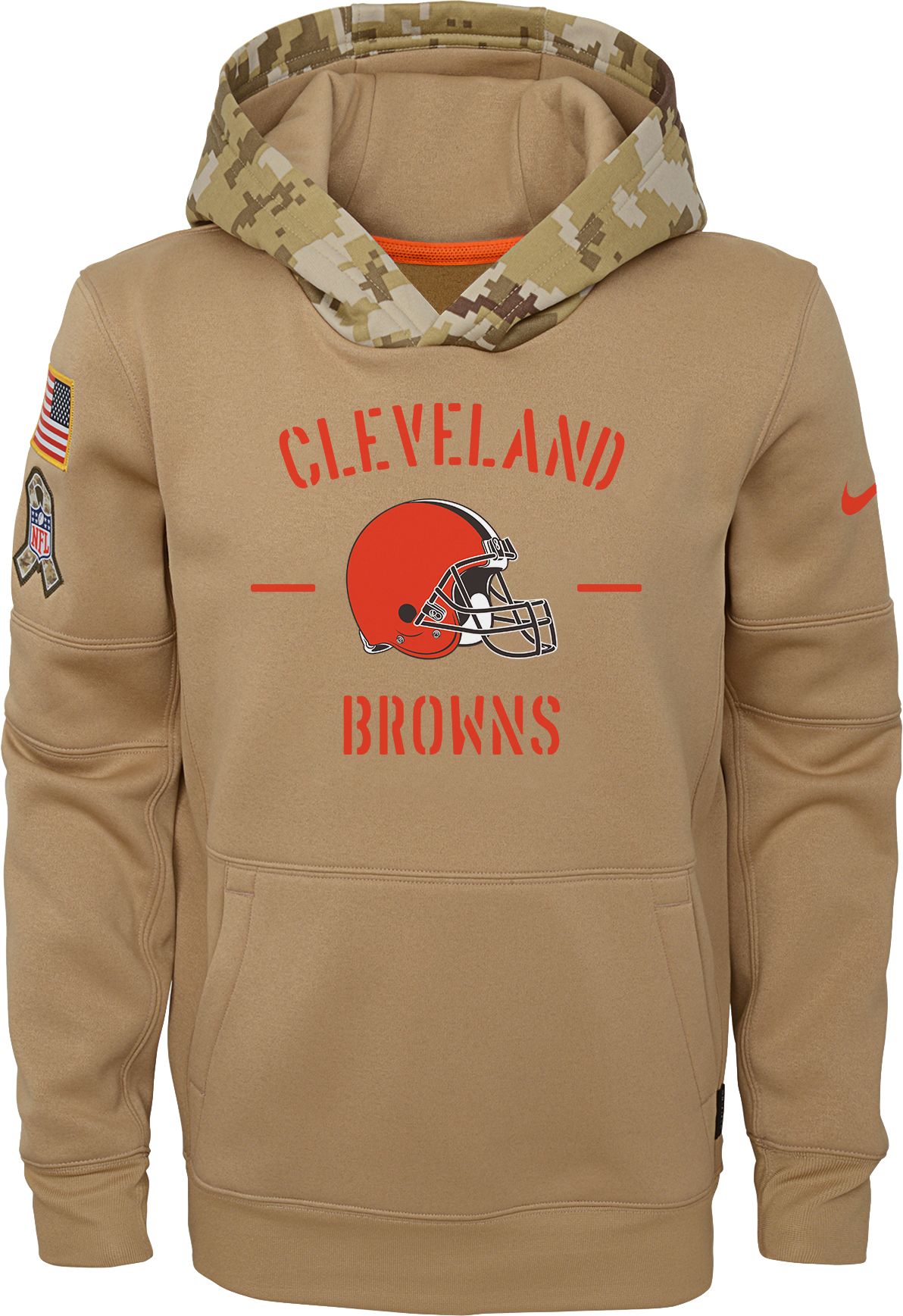 browns hoodie nike