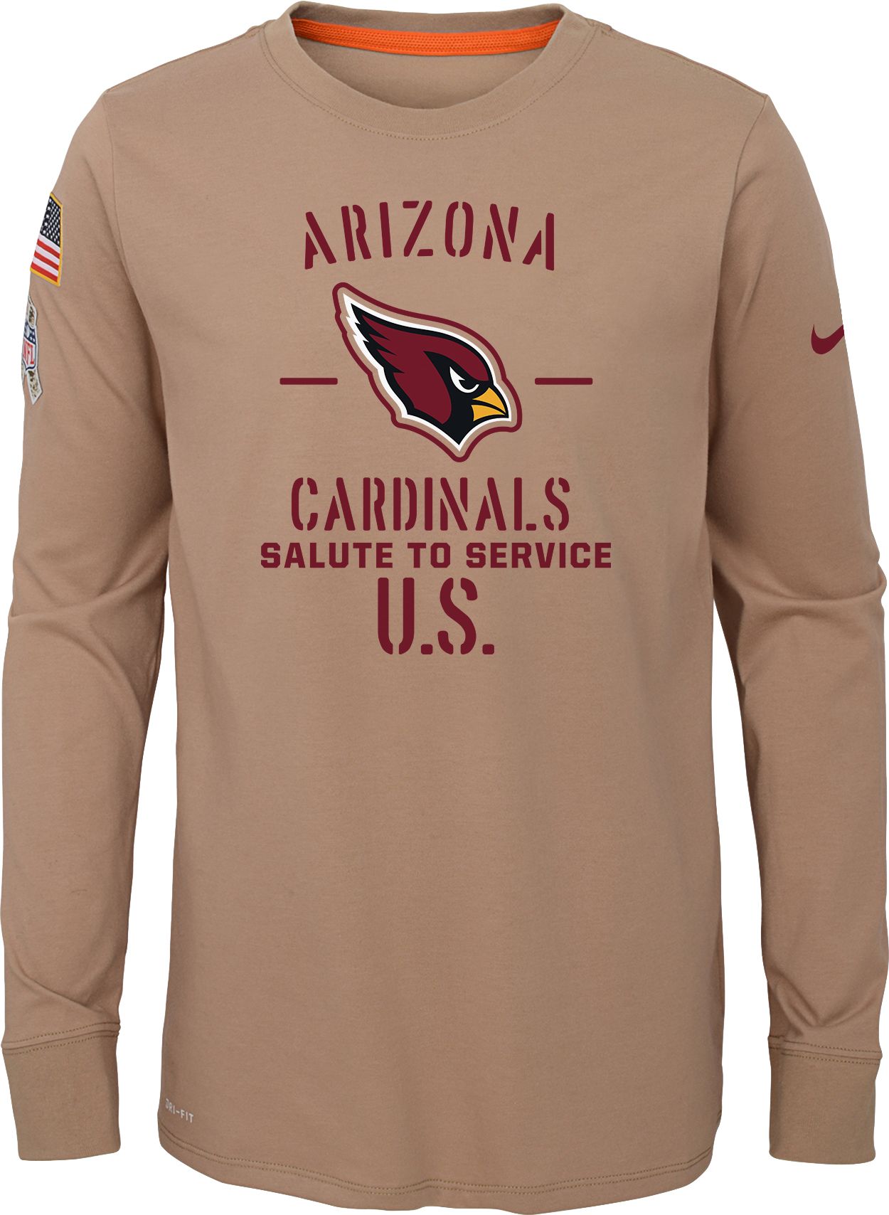 arizona cardinals military hoodie