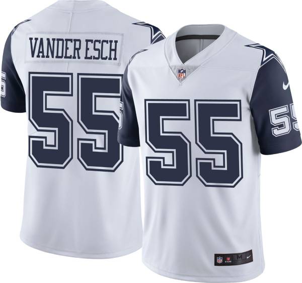 Autographed Dallas Cowboys Leighton Vander Esch Fanatics Authentic Navy  Nike Limited Jersey With Multiple Inscriptions Limited Edition Of 55