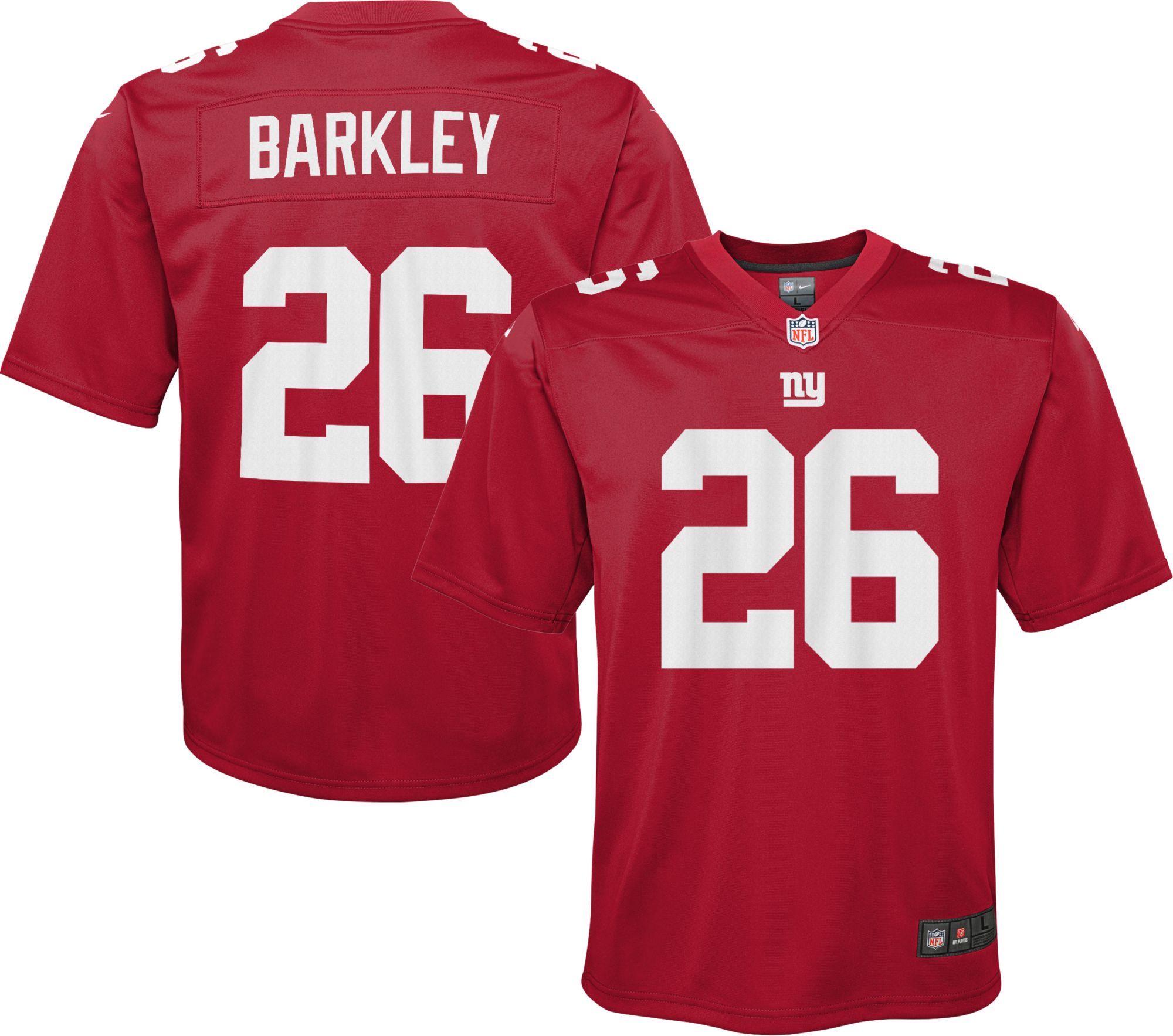 Women's Nike Saquon Barkley Red New York Giants Inverted Legend Jersey